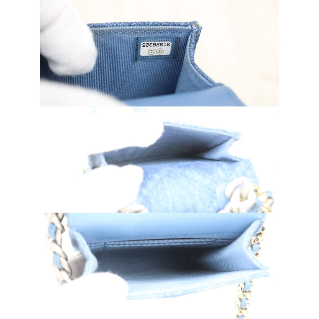 Very Good ( Rank A)｜ CHANEL Matrasse Chain Demin Blue 19Bag Shoulderbag Made In 2021-2022Year｜W25121601