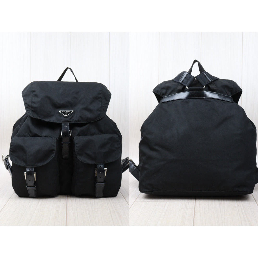 Rank A｜Prada Nylon Backpack Medium Black｜24053017