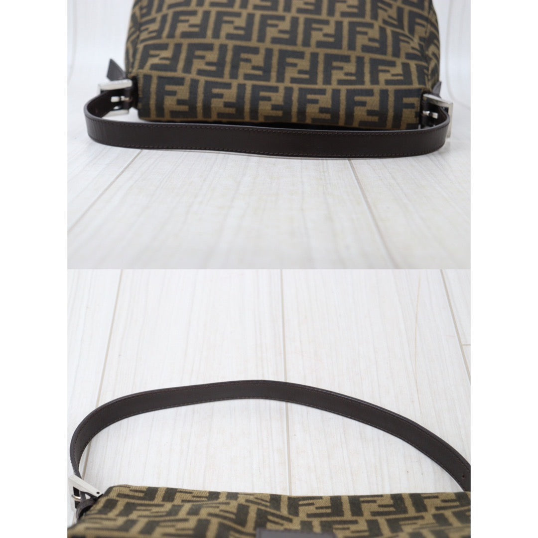 Rank A｜ FENDI Zucca Mamma Baguette Shoulder Bag ｜24062013