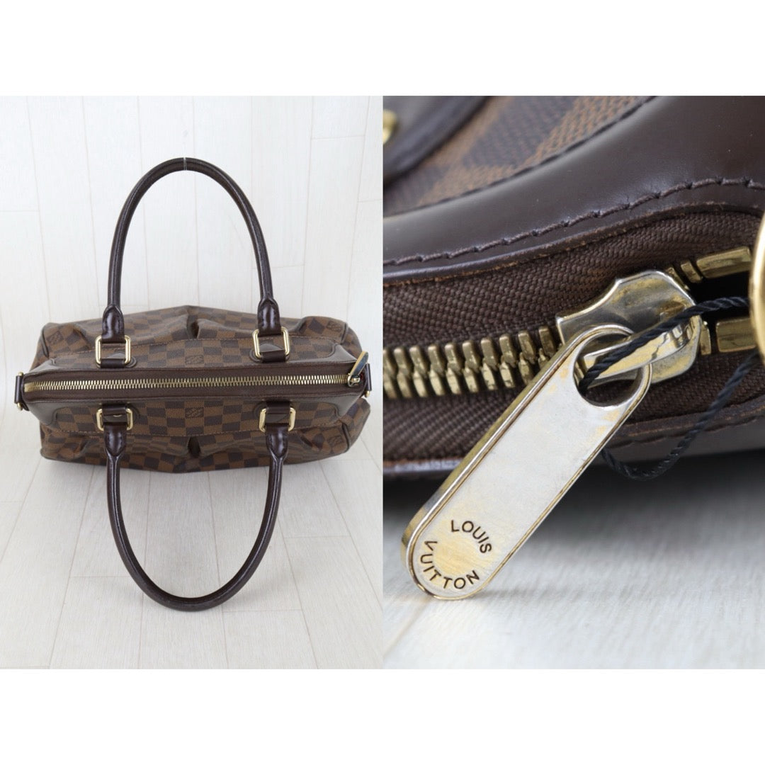 Include Entrupy Certificate of Authenticity｜Good ( Rank AB)｜ Louis Vuitton Damier Trevi PM Hand Bag With Shoulder Strap｜Z26091609