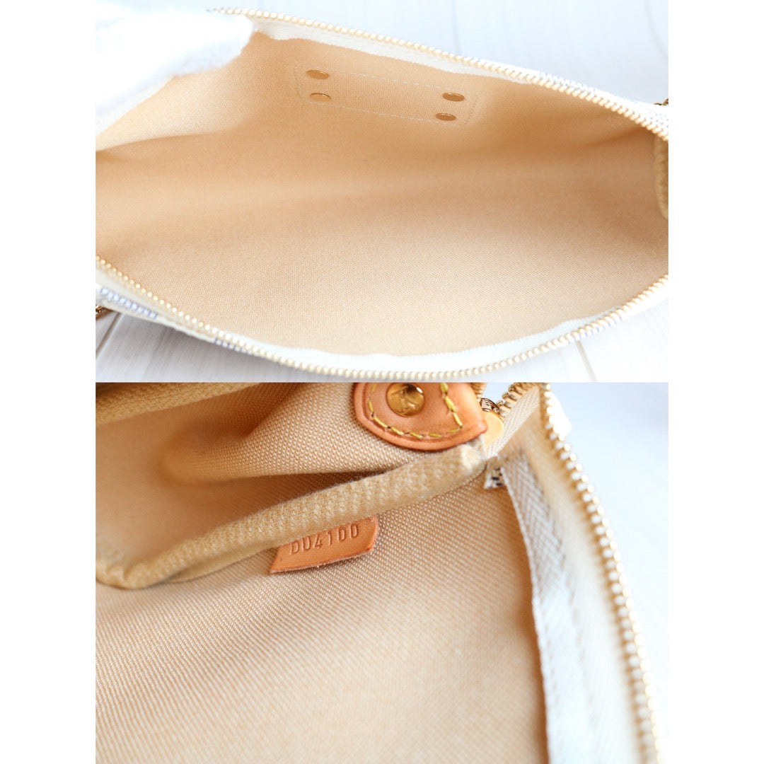 Rank A ｜LV Damier Azur Eva Shoulder Bag ｜S24052703
