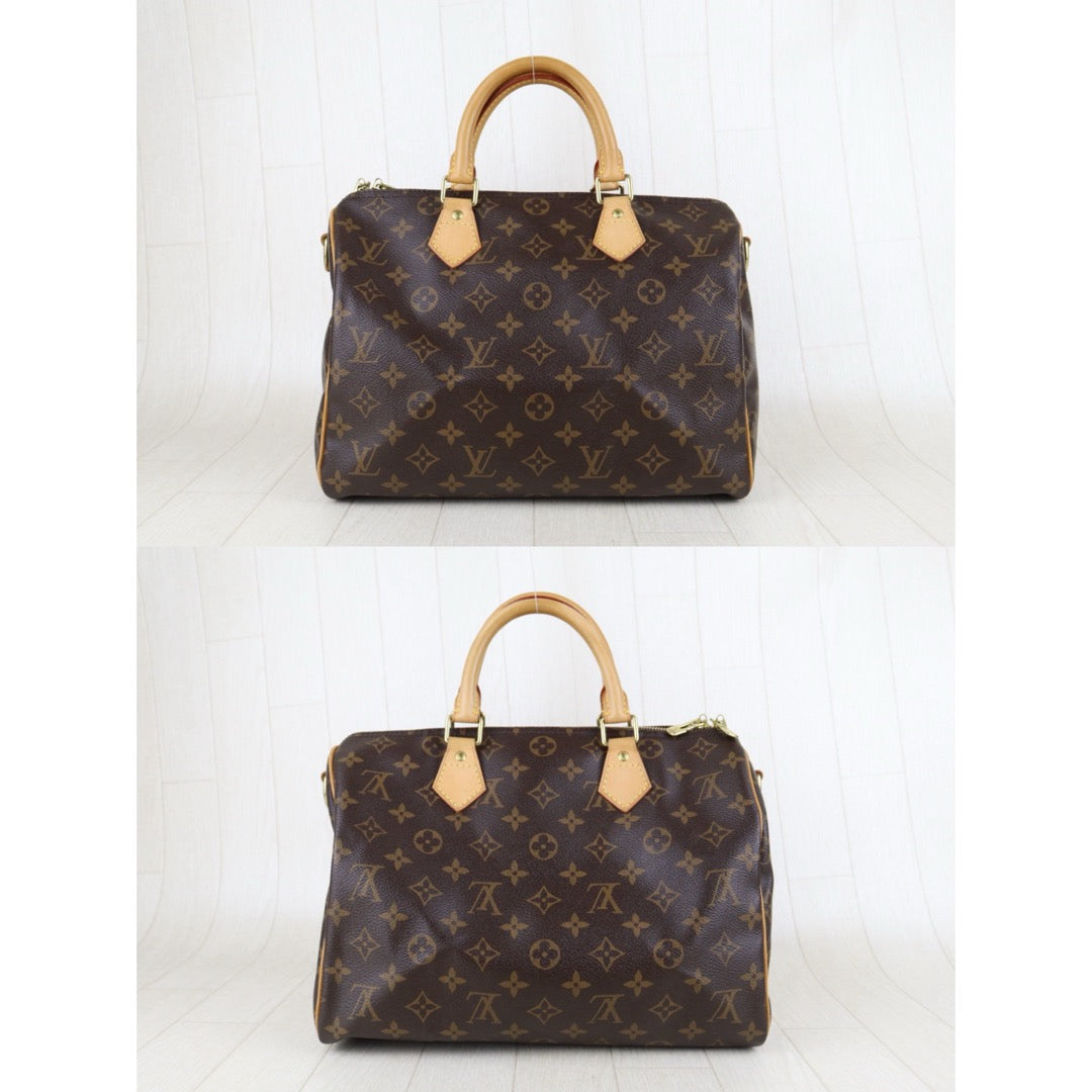 Good ( Rank AB) ｜ LV Monogram Speedy 30 Hand Bag With Shoulderstrap｜S25090109