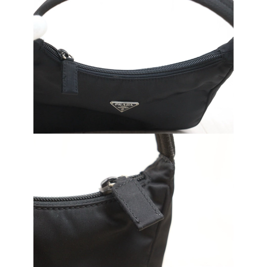 Very Good ( Rank A) ｜ PRADA Nylon HOBO HandBag Black｜25090404