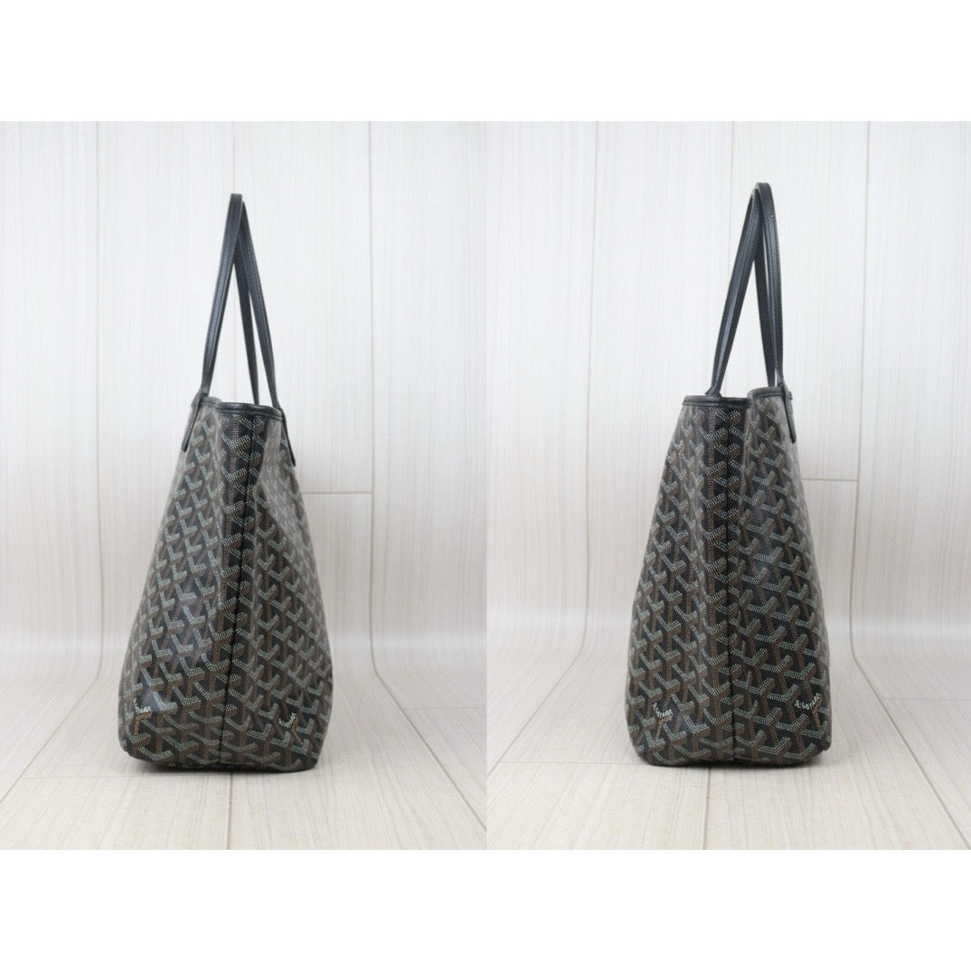 Very Good ( Rank A) ｜ Goyard Saint-Louis PM Tote Bag Black｜S24092814