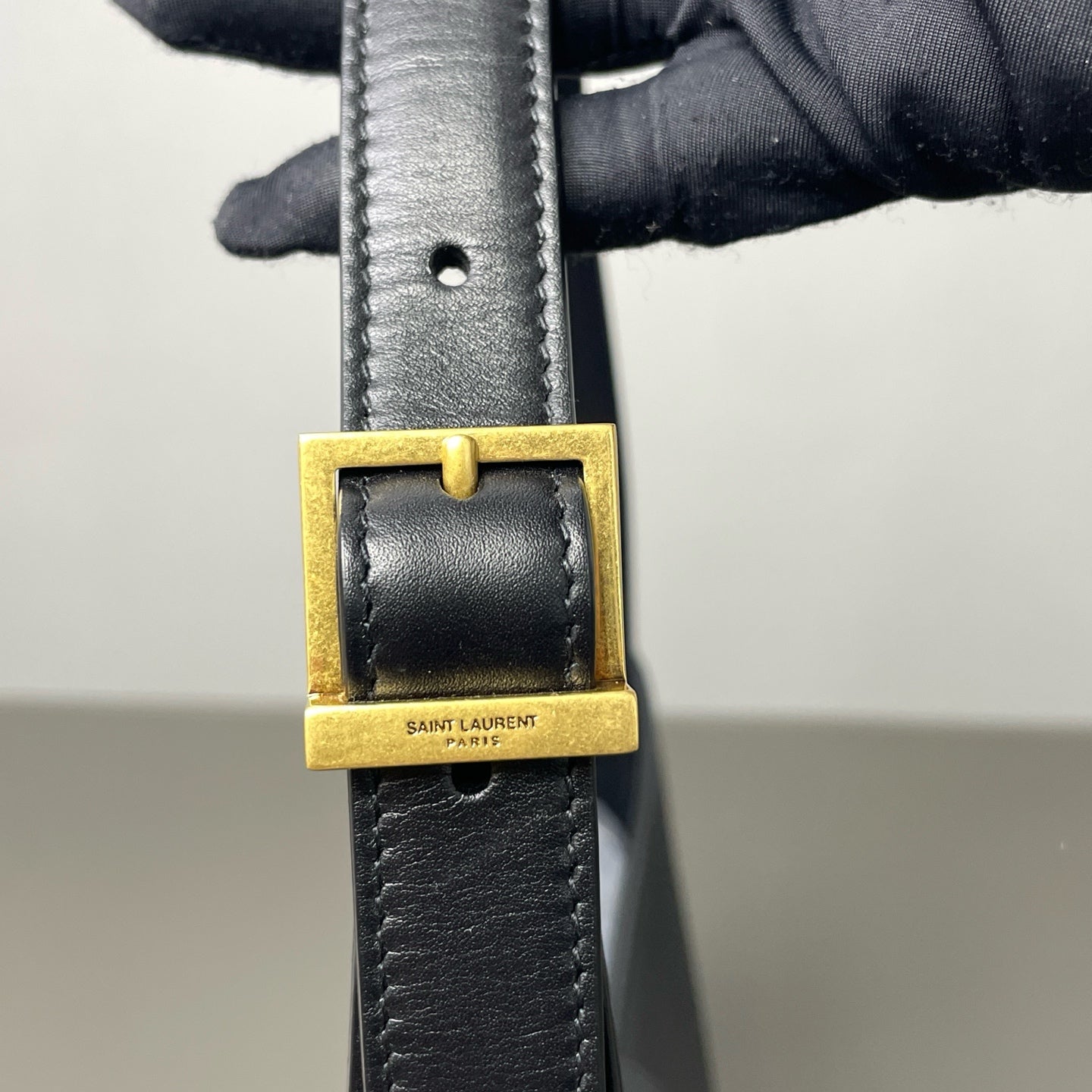 third installment 3/3 ｜ Include Entrupy Certificate of Authenticity｜Very Good ( Rank A)｜  Saint Laurent YSL Hobo Shoulder Bag