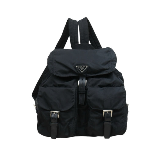 Include Entrupy Certificate of Authenticity｜Very Good ( Rank A)｜Prada Nylon Backpack Medium Black｜26060403