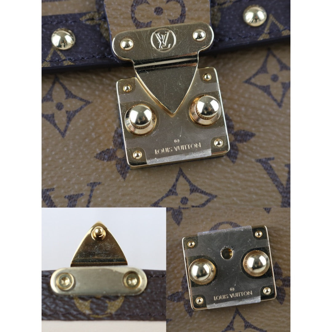 Include Entrupy Certificate of Authenticity｜Very Good ( Rank A)｜ Louis Vuitton  Monogram Trunk  Vertical Pochette Brown IC Chips Model｜X26041108