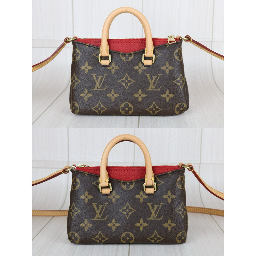 Very Good ( Rank A)｜LV Monogram Pallas Nano Handbag With Shoulder Bag｜X25040710