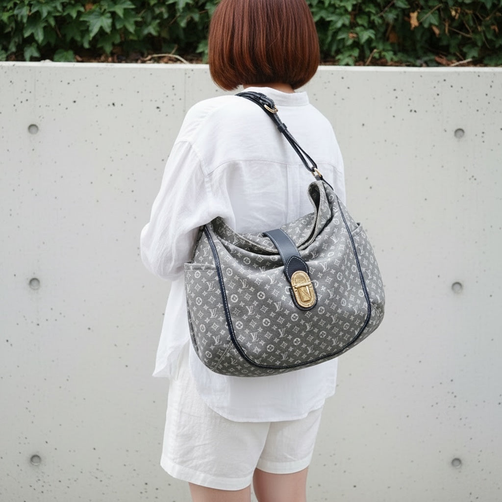 Include Entrupy Certificate of Authenticity｜Good ( Rank AB)｜ Louis Vuitton Monogram Denim  ShoulderBag ｜26062903