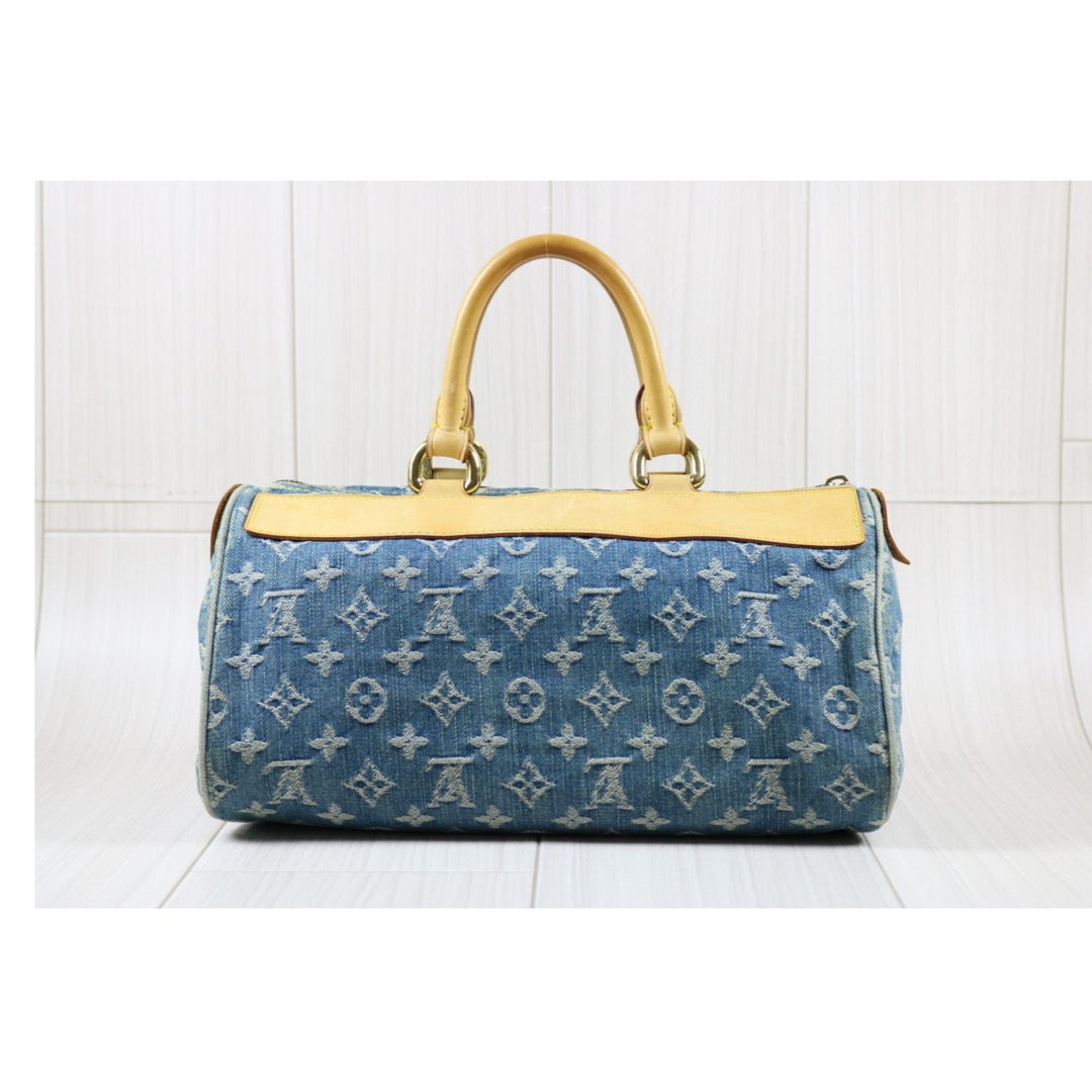 Rank AB ｜  LV Monogram Denim  Handbag   ｜S24040102
