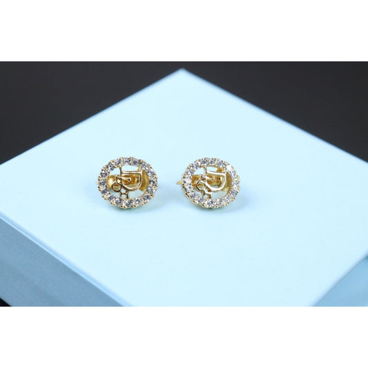 Very Good ( Rank A)｜ Dior CD Earring Gold Plated｜24072508