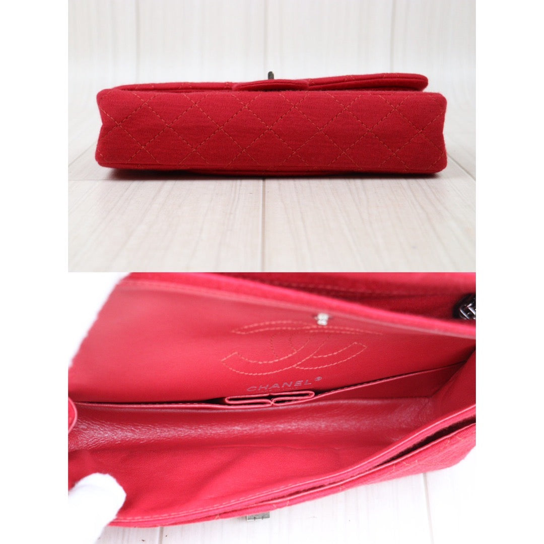 Good ( Rank AB)｜ CHANEL Canvas 2.55 Baguette Shoulder Bag Red Made In 2006-2008Year｜ Y24051711