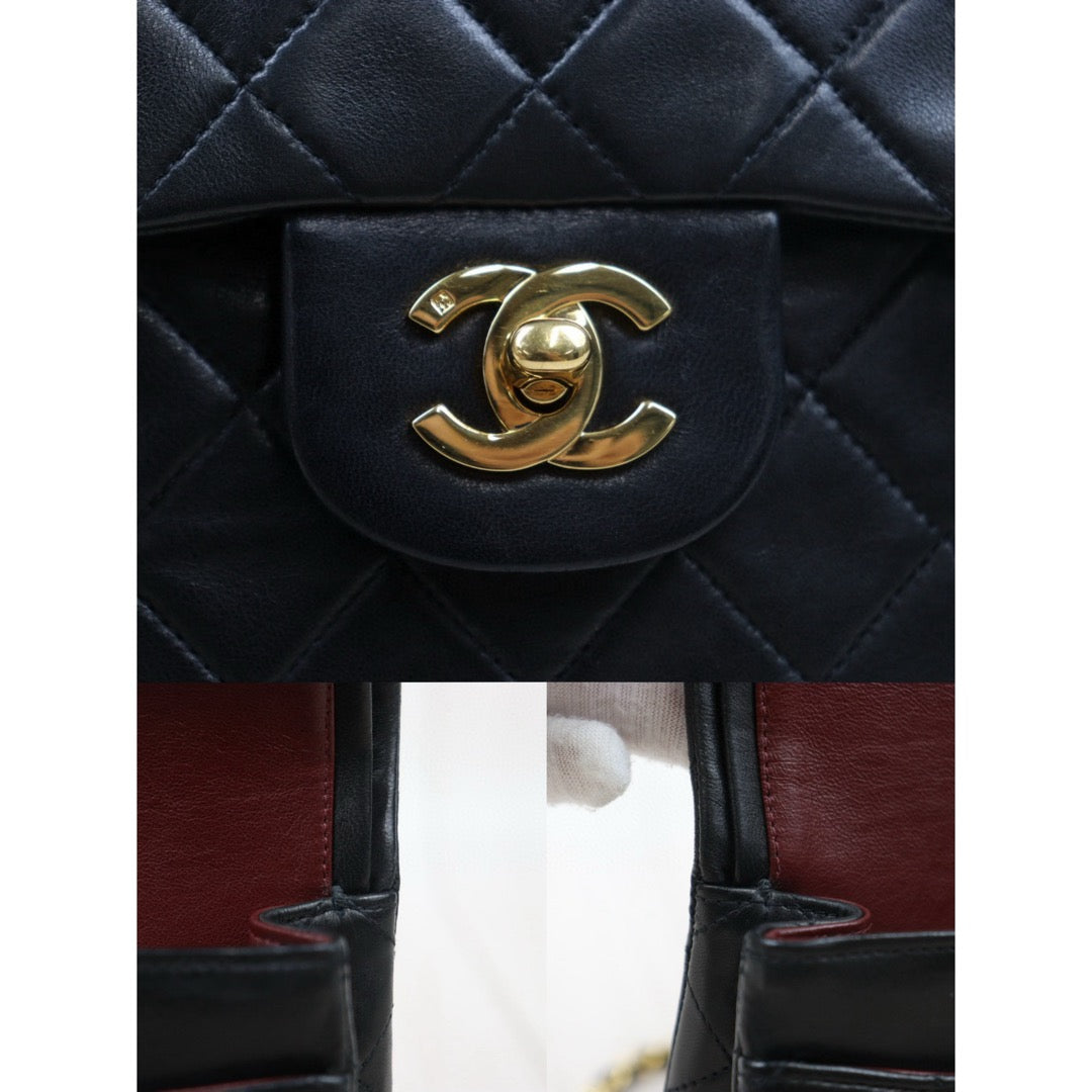 Good ( Rank AB)｜ CHANEL Matrasse Double Flap 23 Shoulder Bag Small Made In 1991～1994Year｜P24110106