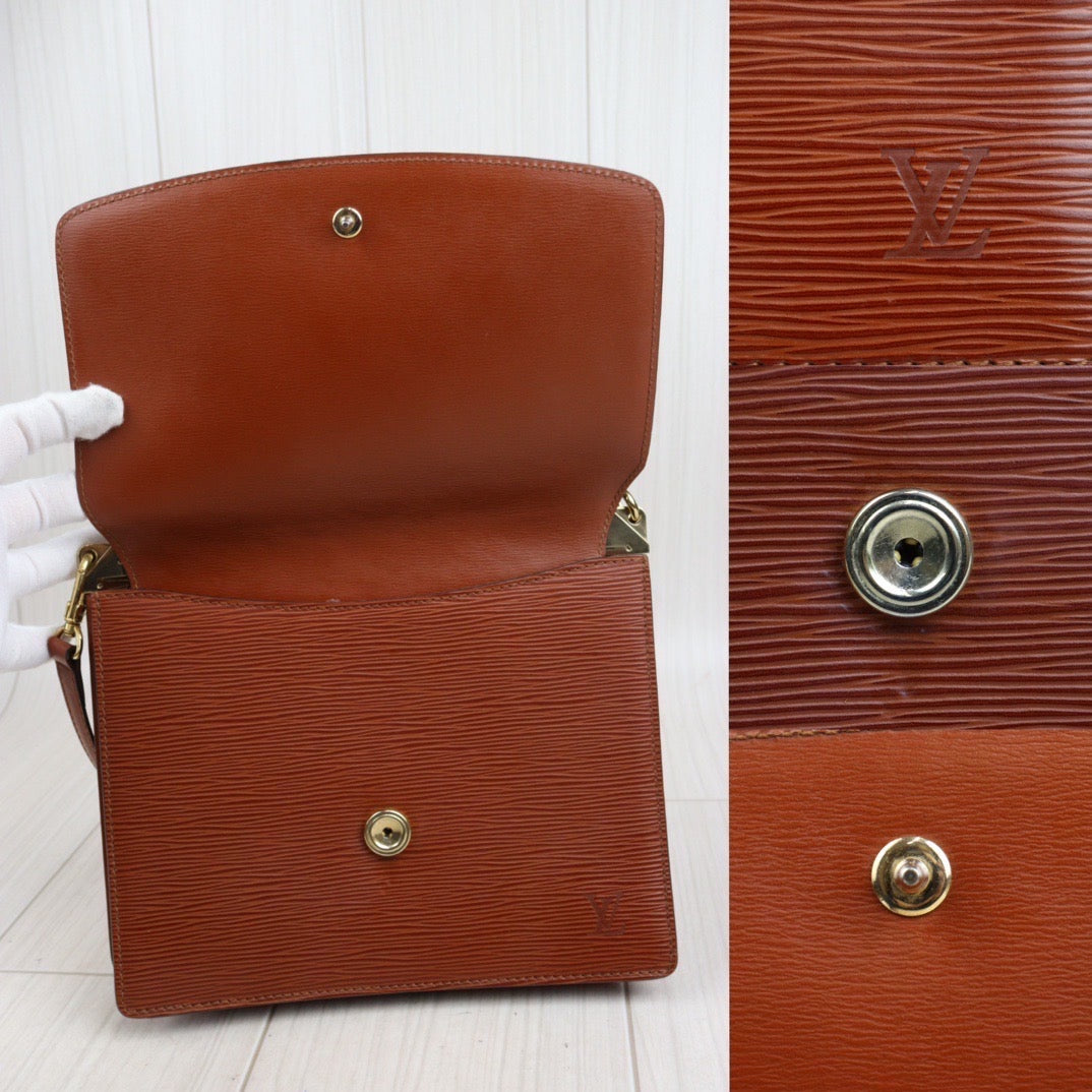 Rank A ｜LV Epi Grenelle Shoulder Bag Brown｜23111201