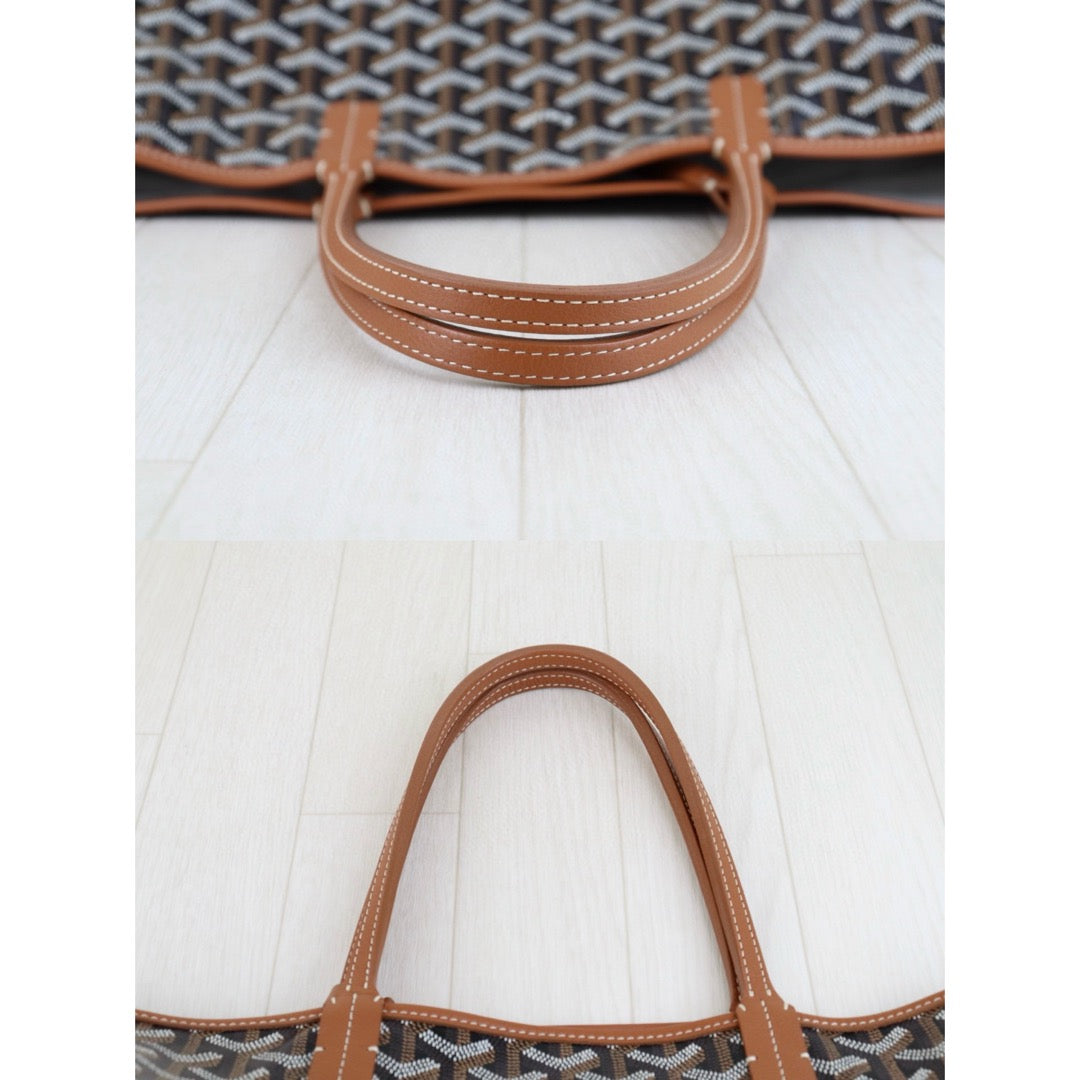 Very Good ( Rank A)｜ Goyard Saint-Louis PM Tote Bag Brown｜H25011102