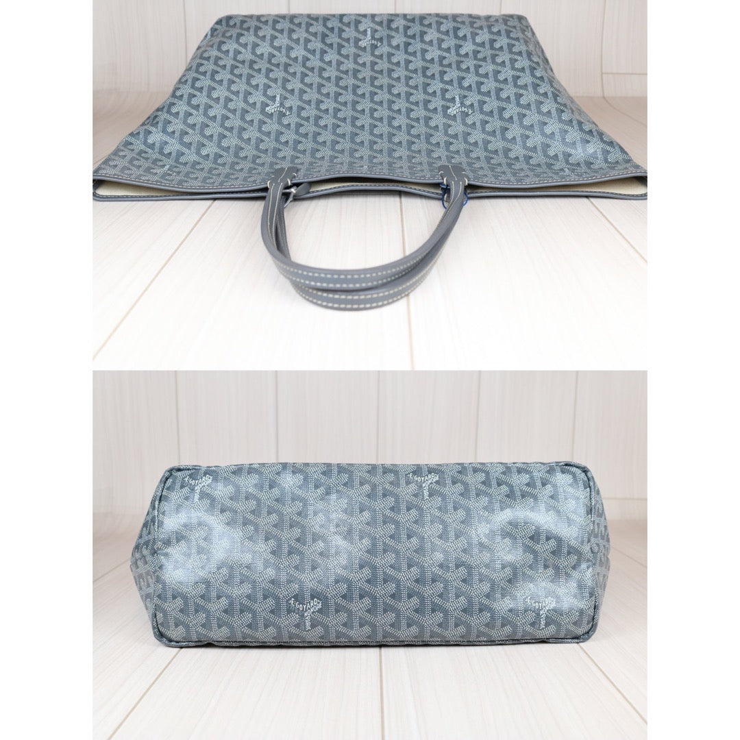 Rank A ｜ Goyard Saint-Louis PM Tote Bag Grey｜S24070901