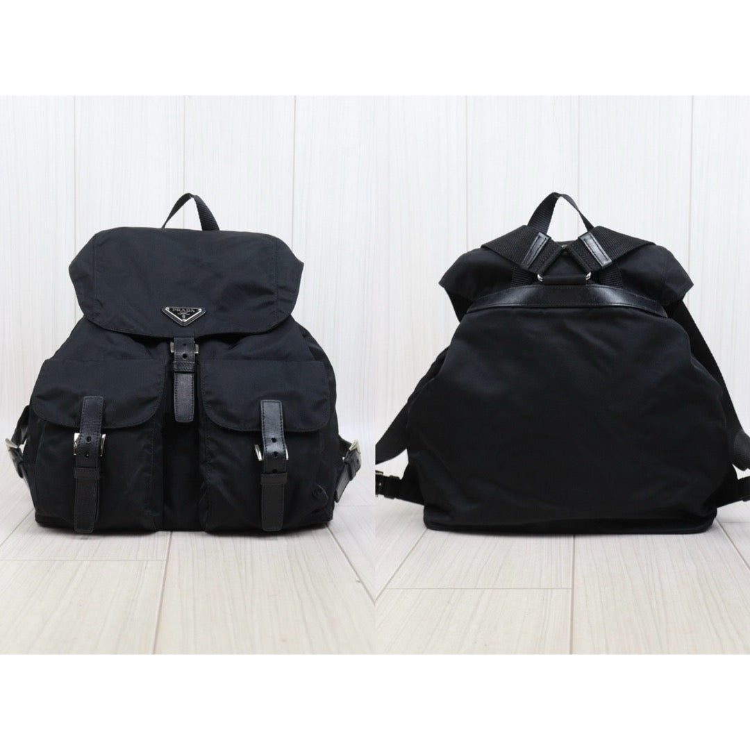 Very Good ( Rank A) ｜Prada Nylon Backpack Medium Black｜25122207