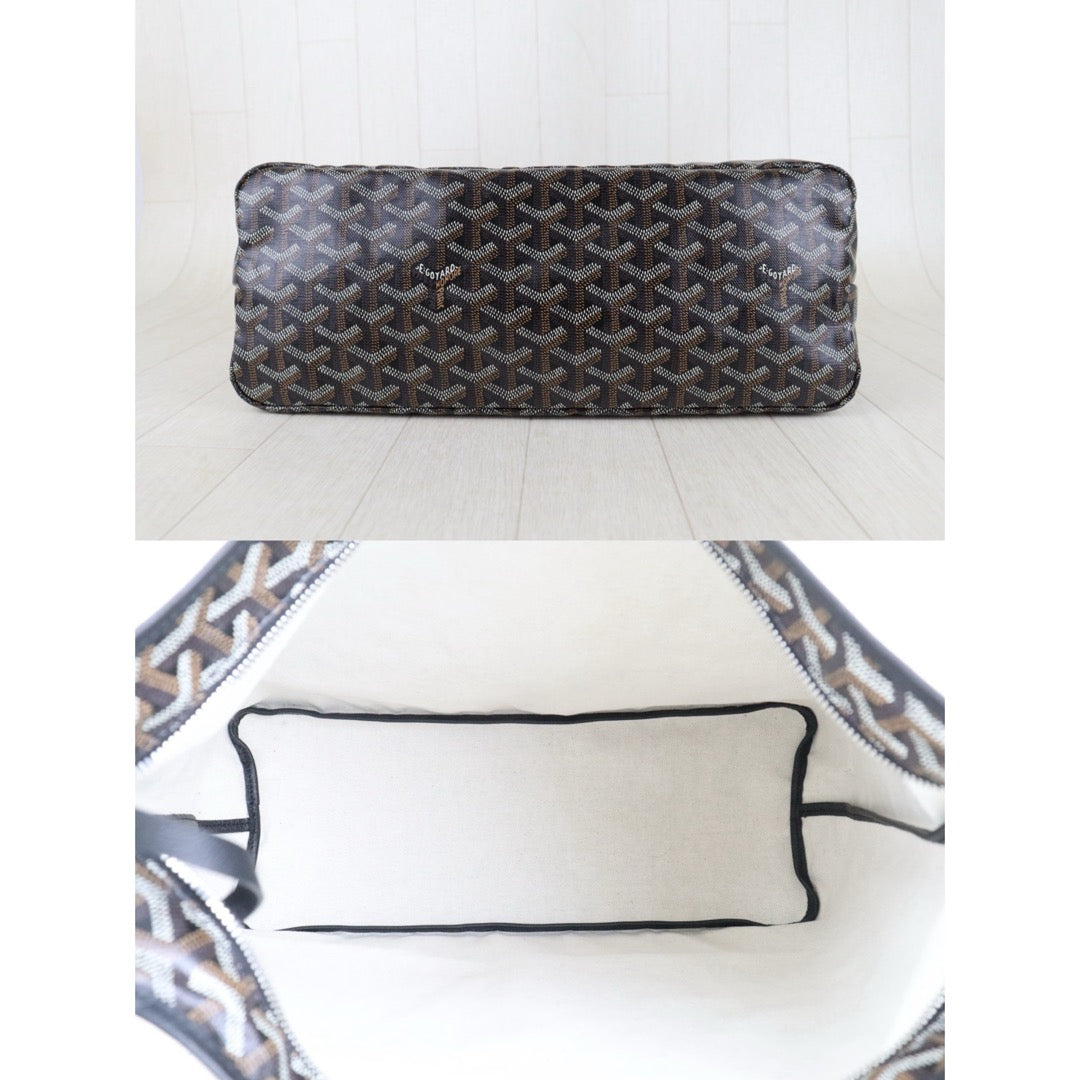 Include Entrupy Certificate of Authenticity｜Very Good ( Rank A)｜ Goyard Boheme Hobo Black｜S26022615