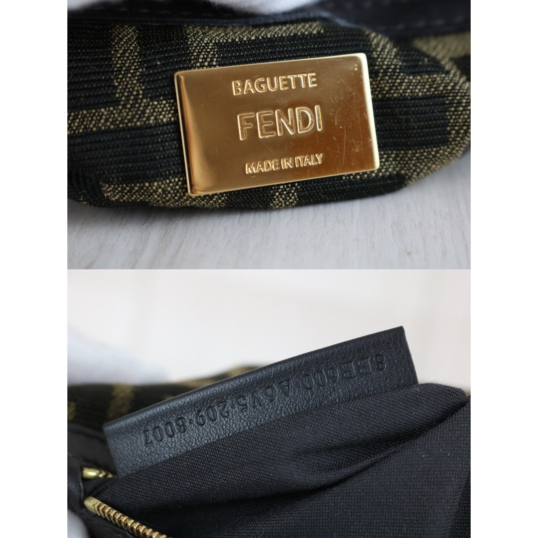 Very Good ( Rank A)｜ FENDI Mamma Baguette Shoulder Bag  Gold Hardware Current Model｜S25072102