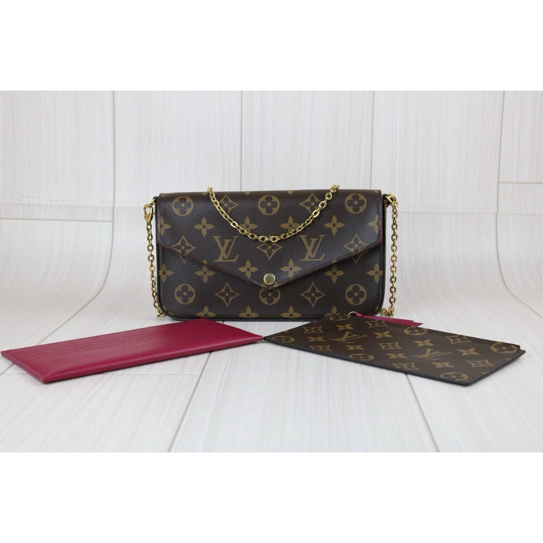 Very Good ( Rank A) ｜LV Monogram Pochette Felicie Shoulder Bag｜S24102001