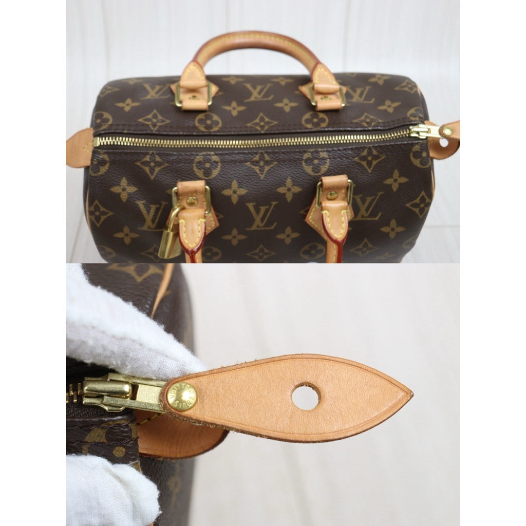 Include Entrupy Certificate of Authenticity｜Good ( Rank AB)｜ Louis Vuitton Monogram Speedy 25 Hand Bag IC Chips Model｜26042812