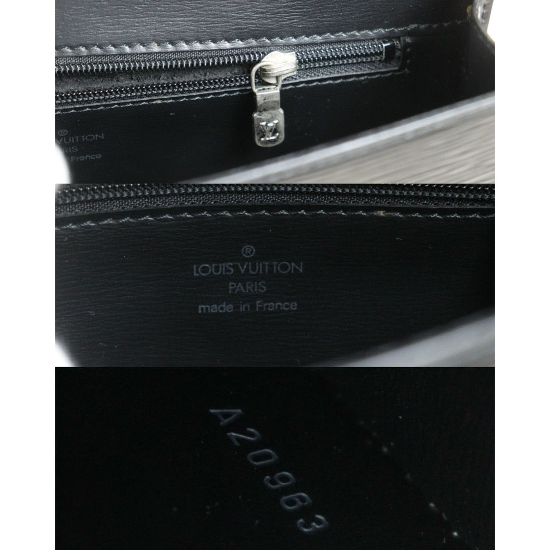 Include Entrupy Certificate of Authenticity｜Good ( Rank AB)｜Louis Vuitton Epi Arche Shoulder Bag Black｜26101303