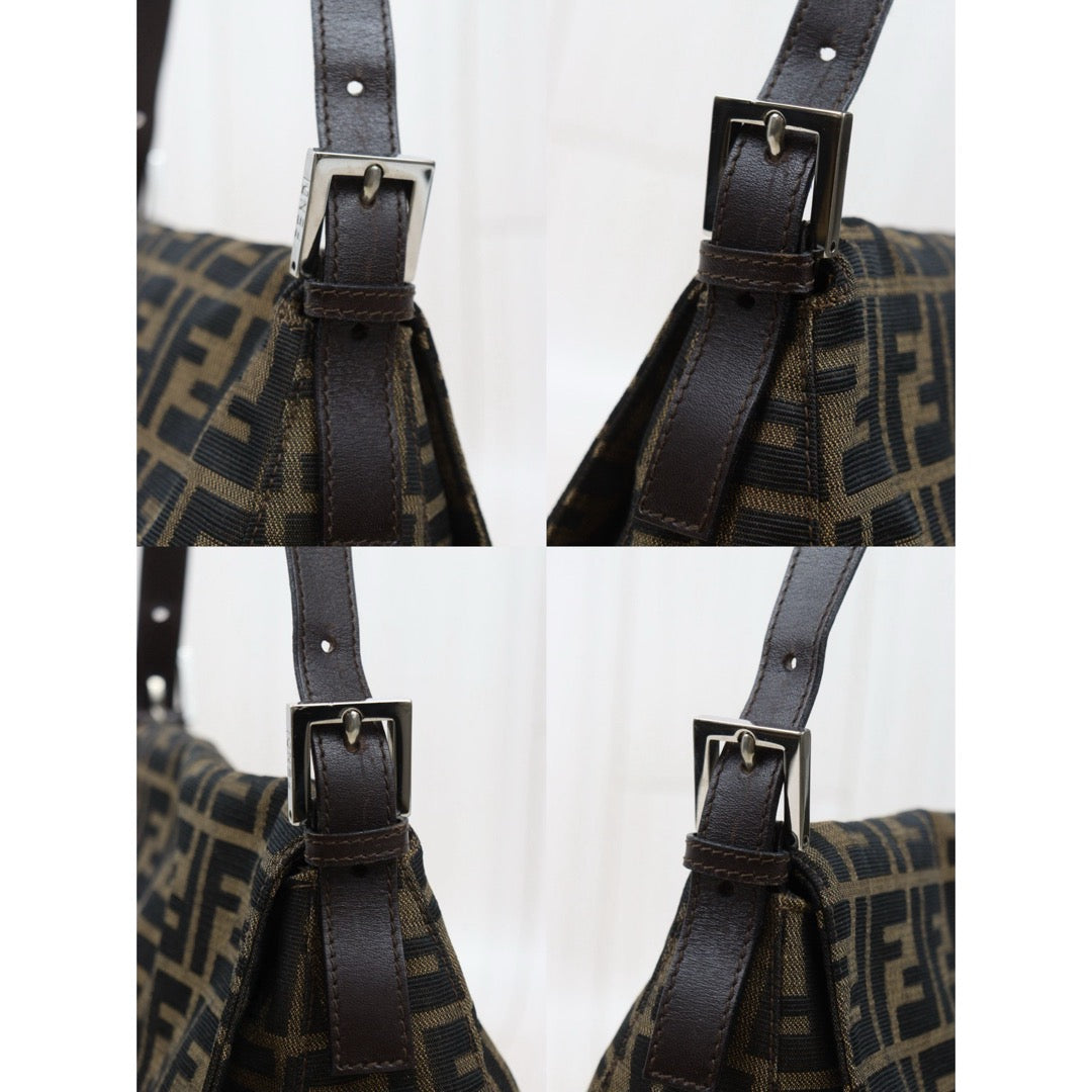 Good ( Rank AB)｜ FENDI Zucca Mamma Baguette Shoulder Bag｜V25052501