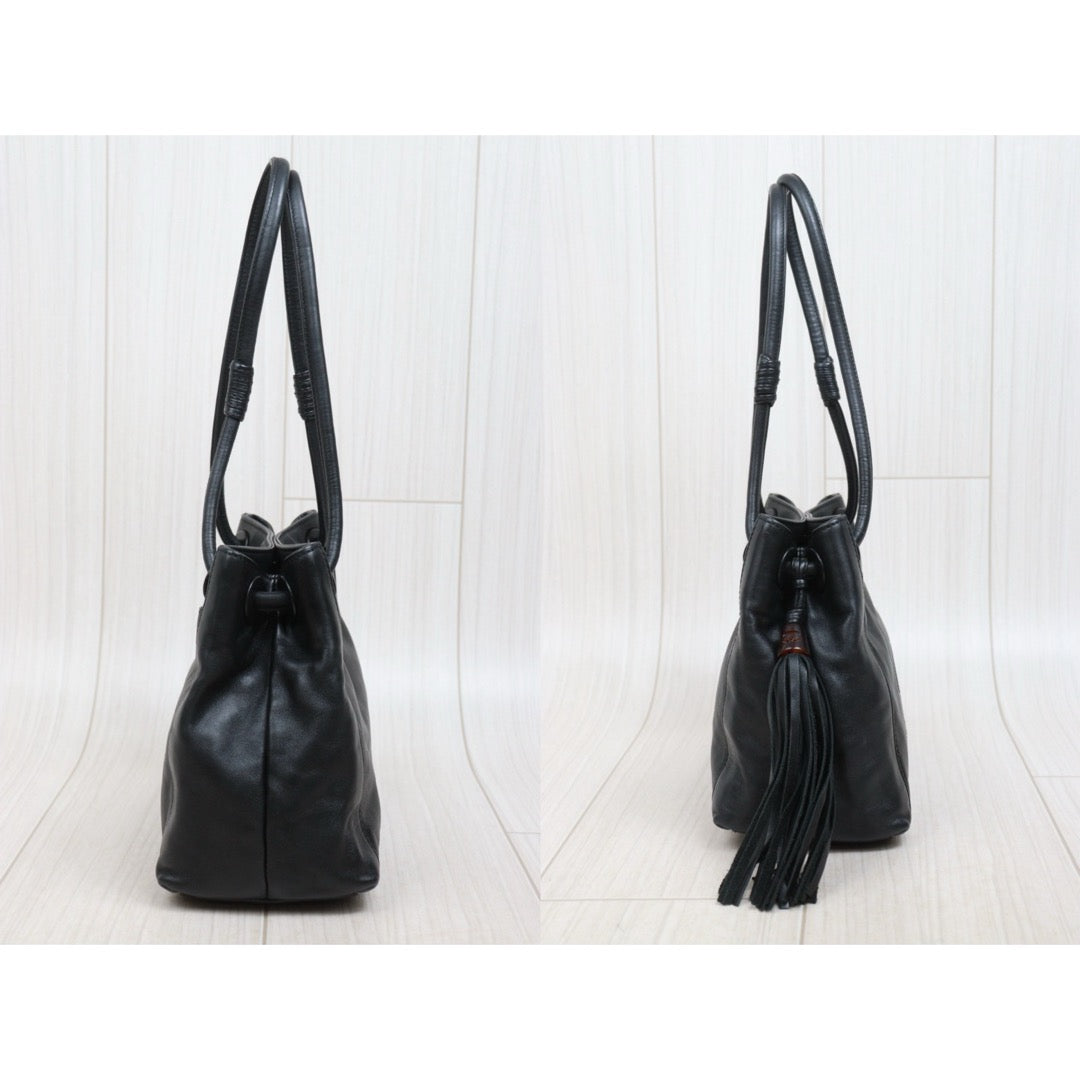 Good ( Rank AB) ｜ CHANEL  Lamb Skin Tassel ToteBag  Made In 1997～1999Year ｜S26030911