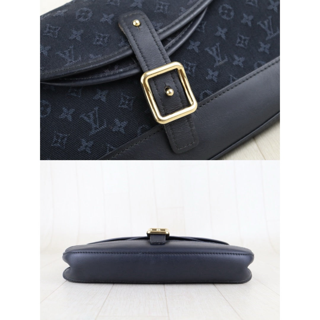 Good ( Rank AB) ｜LV Monogram Denim Shoulder Bag Dark Blue｜S25090108