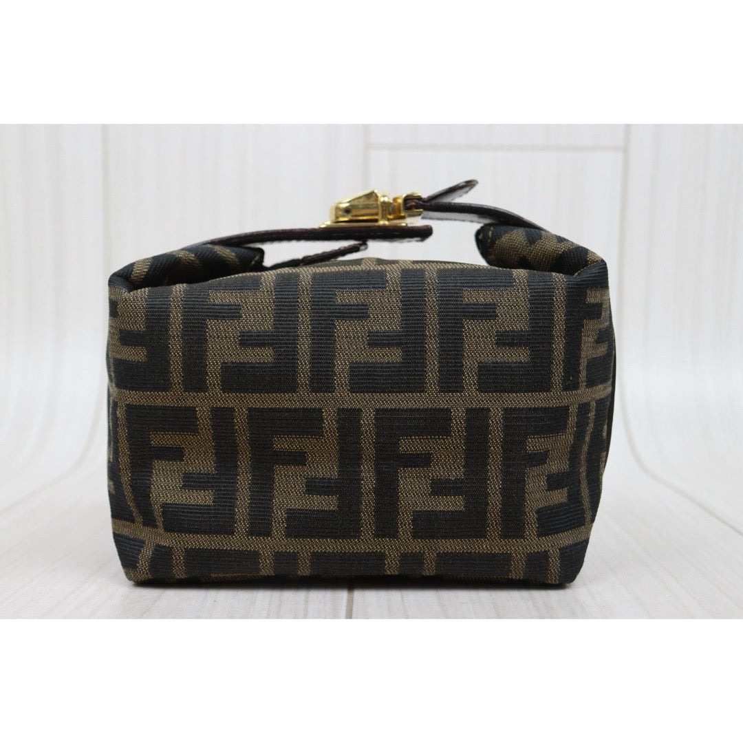 Good ( Rank AB)｜ FENDI PM Zucca Handbag ｜25122516
