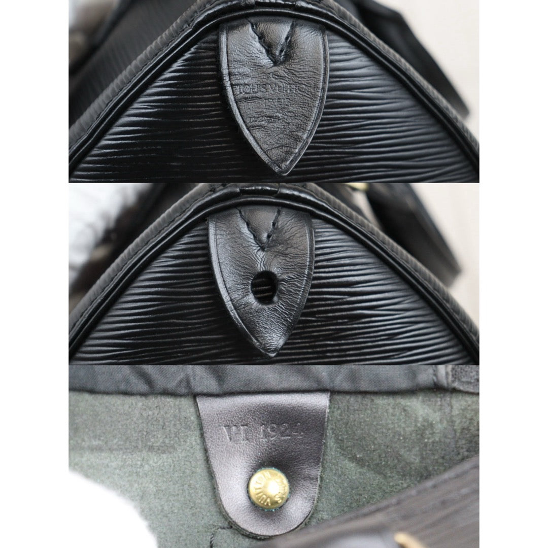 Good ( Rank AB)｜ LV Epi Speedy 25 Hand Bag Black｜25052907