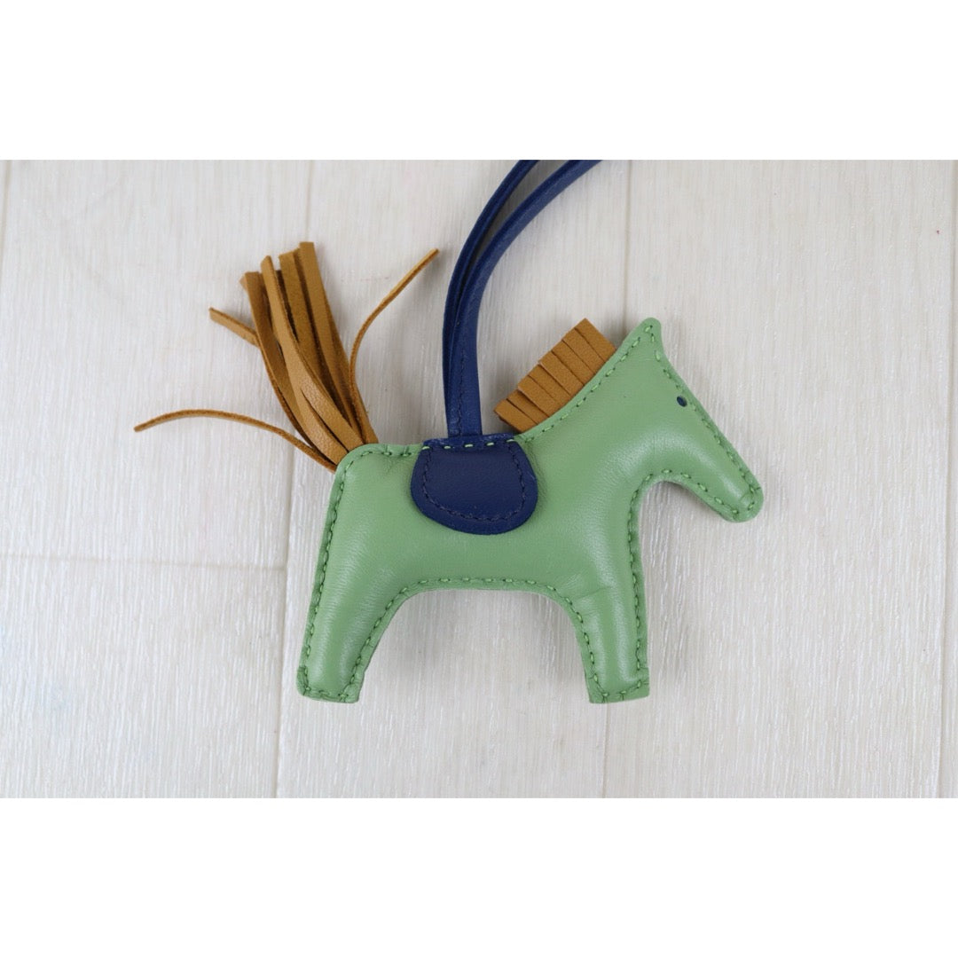 Excellent（Rank SA)｜ HERMES Rodeo PM Bag Charm Green｜H25081806