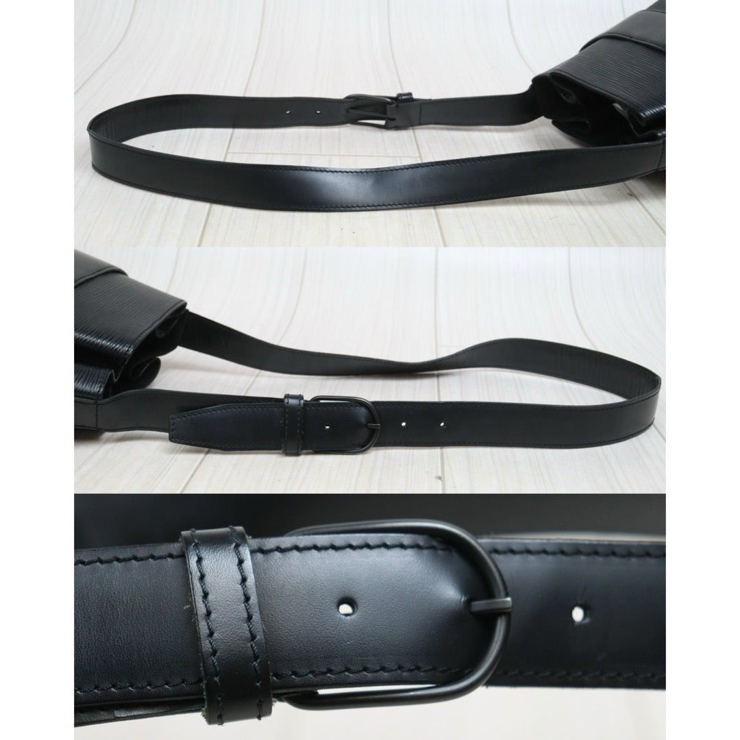 Include Entrupy Certificate of Authenticity｜Good ( Rank AB)｜Louis Vuitton Epi Sack de Paul Shoulder Bag Black｜26061807