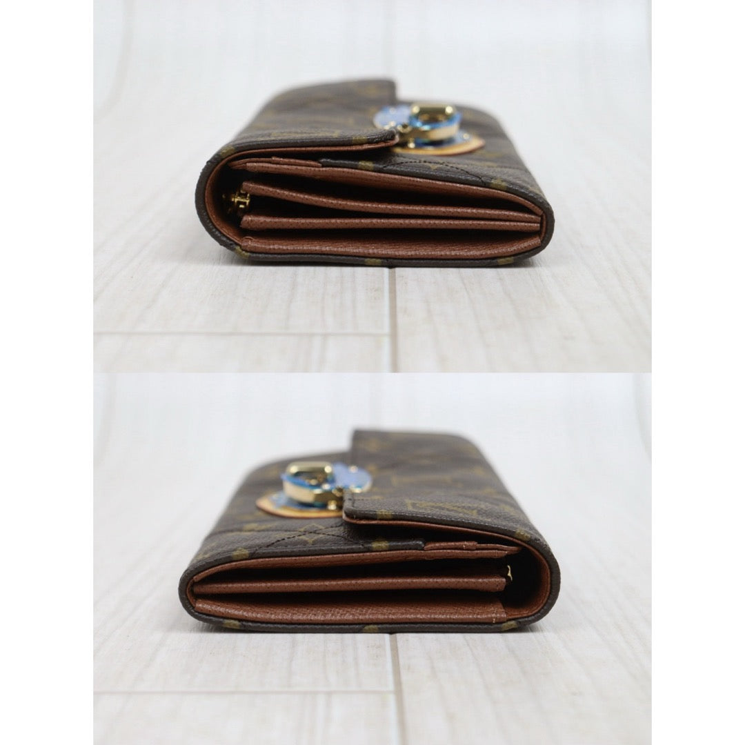 Include Entrupy Certificate of Authenticity｜Very Good ( Rank A)｜Louis Vuitton Monogram Portefeuille Long Style Wallet ｜26040208