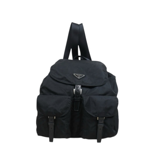 Include Entrupy Certificate of Authenticity｜Good ( Rank AB) ｜Prada  Nylon Black Backpack Medium｜26062602