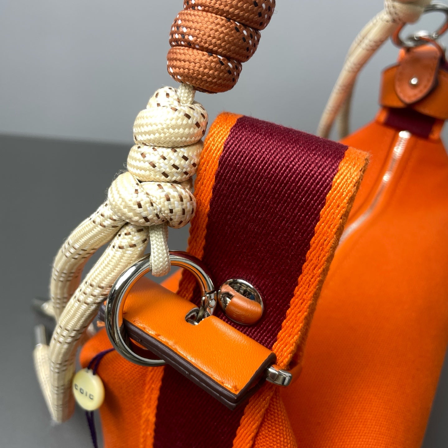 Very Good ( Rank A) ｜ HERMES Bride-A-Brac Canvas  Handbag