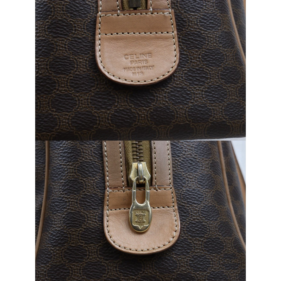 Include Entrupy Certificate of Authenticity｜Good ( Rank AB)｜CELINE Macadam Poston 25  Hand Bag ｜26011902