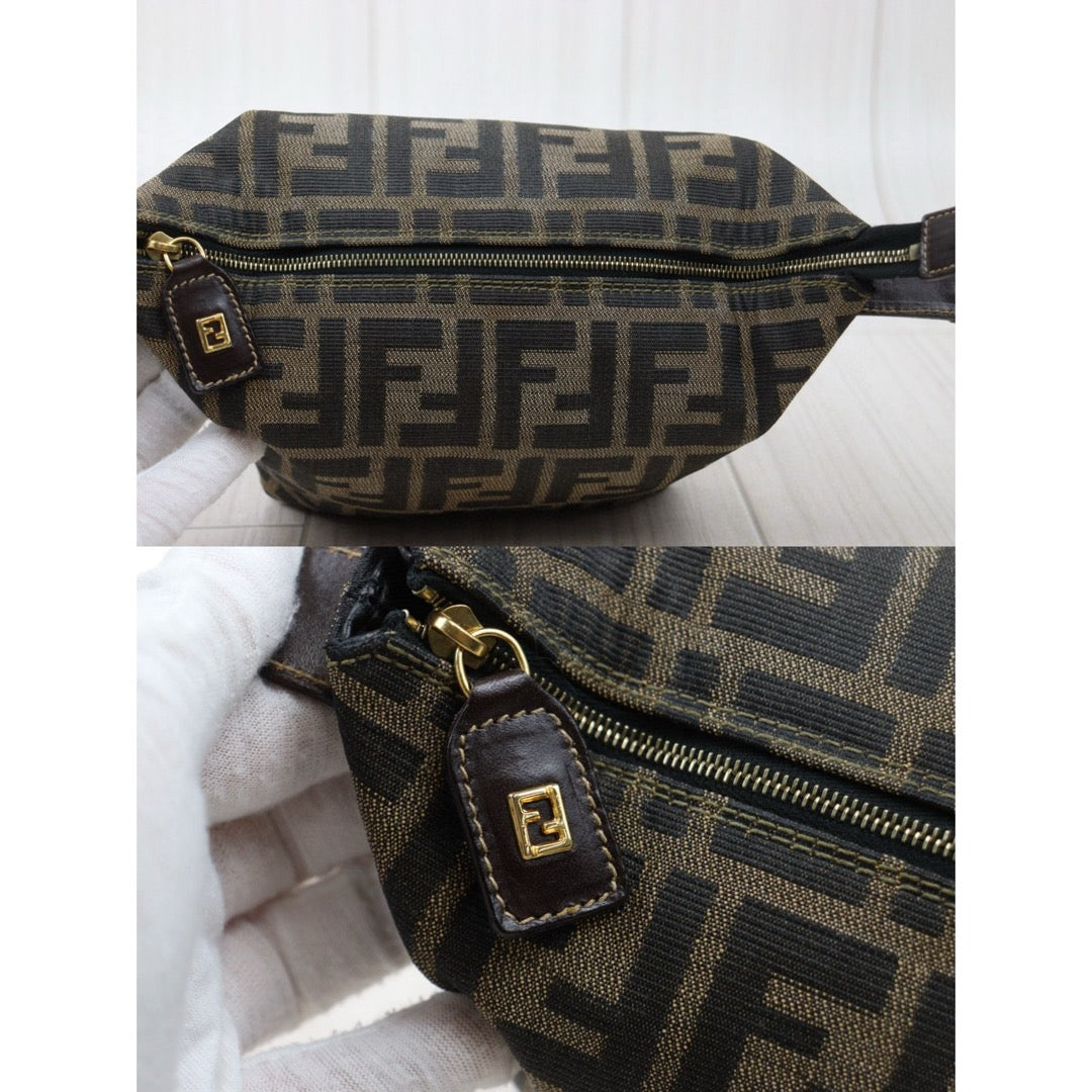 Good ( Rank AB) ｜ FENDI PM Zucca Handbag ｜24122625