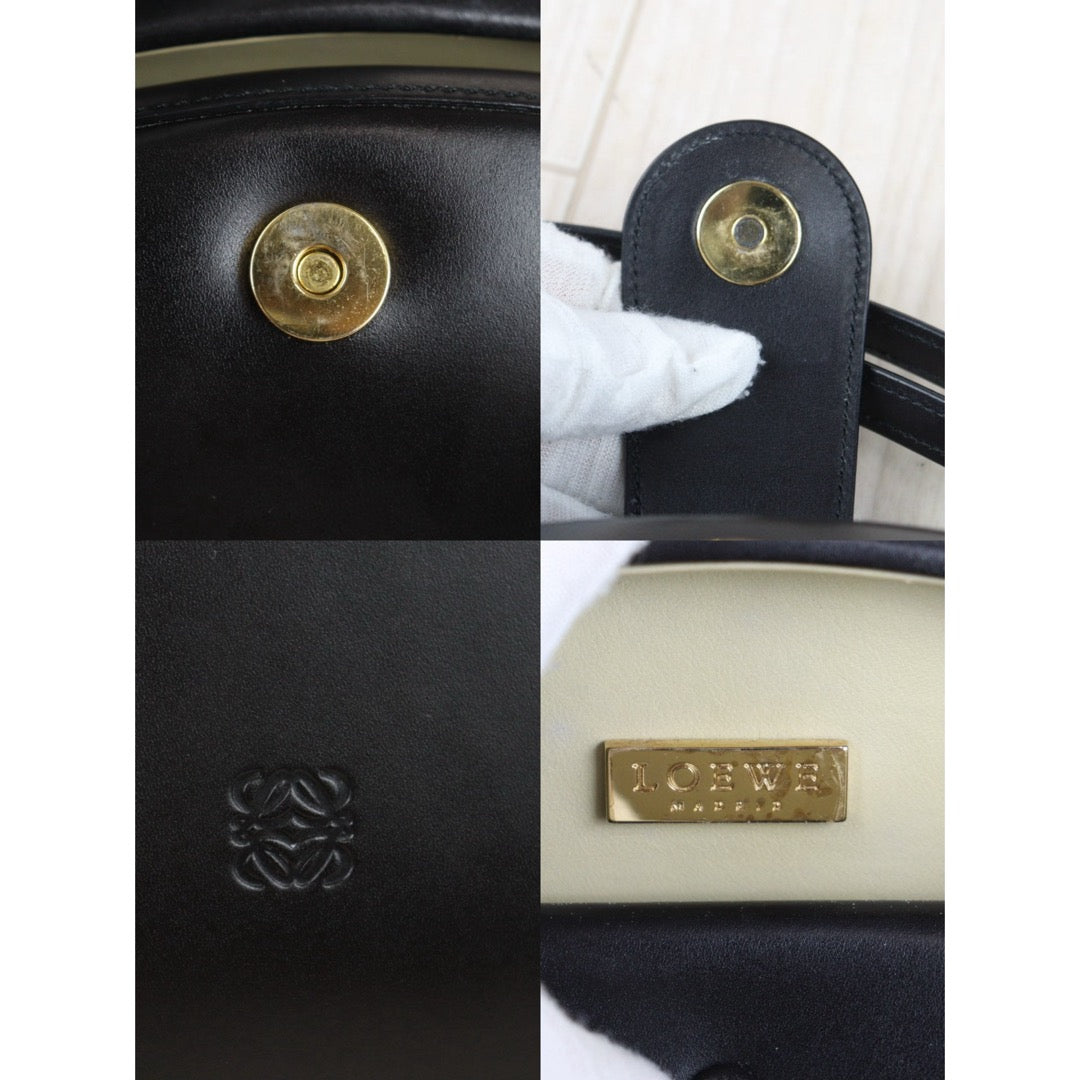 Very Good ( Rank A) ｜ Loewe GM Vintage Handbag Black｜24090512