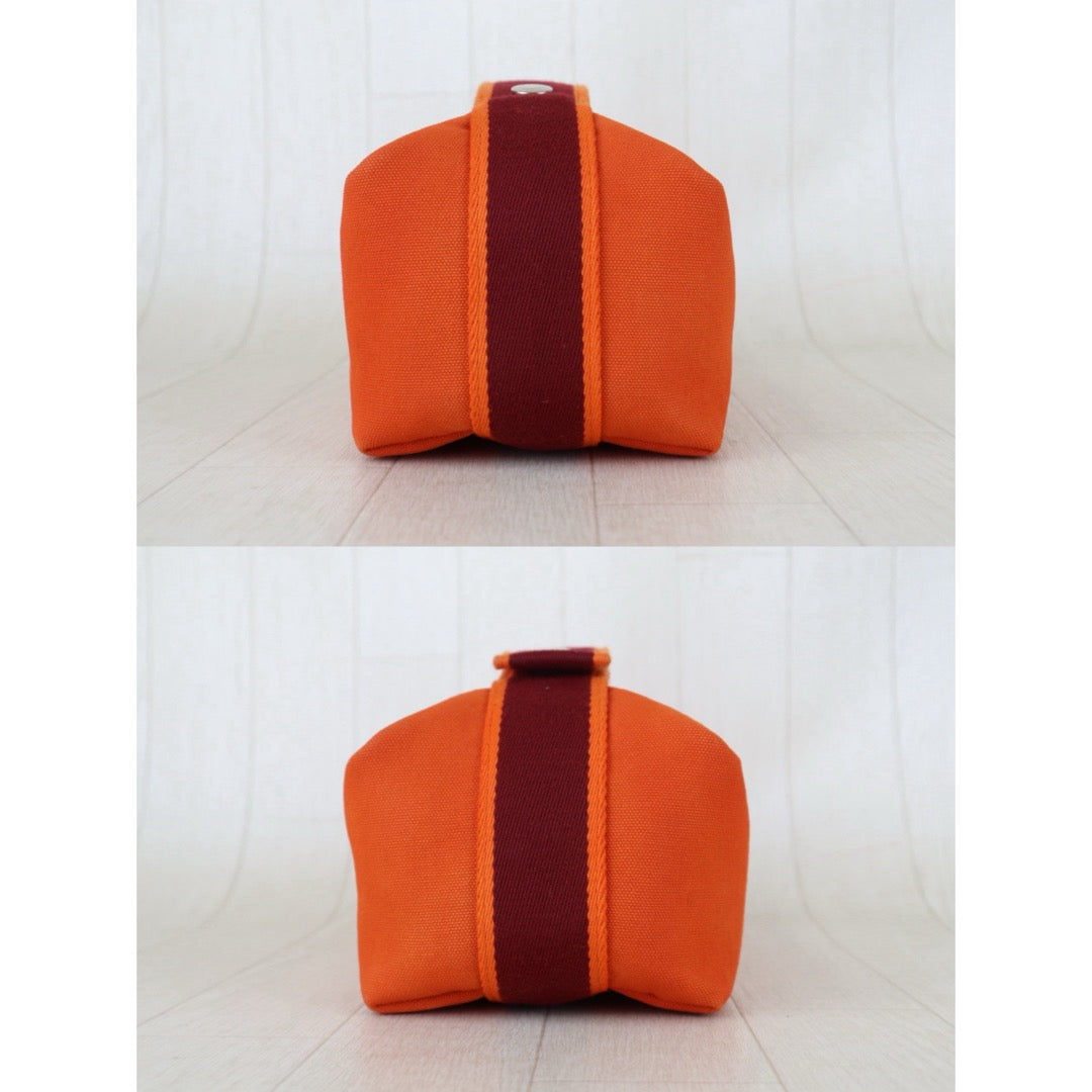 Include Entrupy Certificate of Authenticity｜Very Good ( Rank A)｜ HERMES Bride-a-Brac PM Handbag Orange Feu｜S26090726