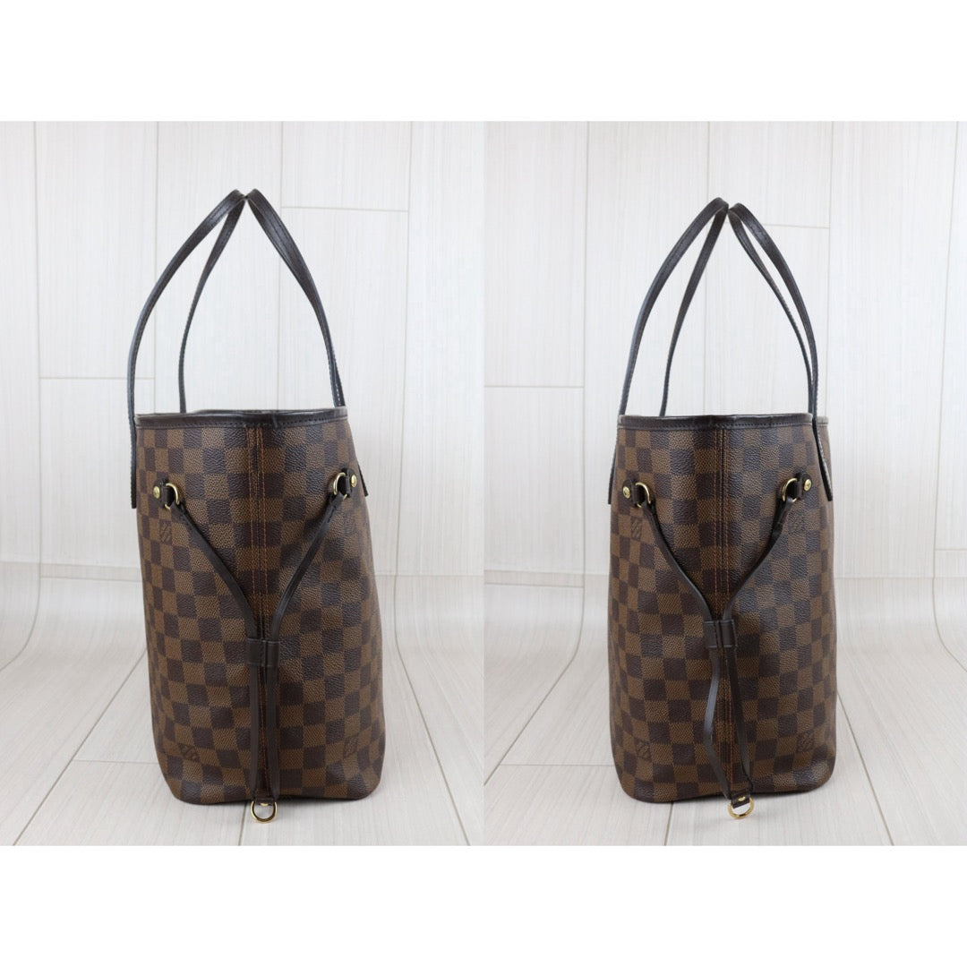 Include Entrupy Certificate of Authenticity｜Good ( Rank AB)｜Louis Vuitton Damier Neverfull MM With Pouch ｜S26052515