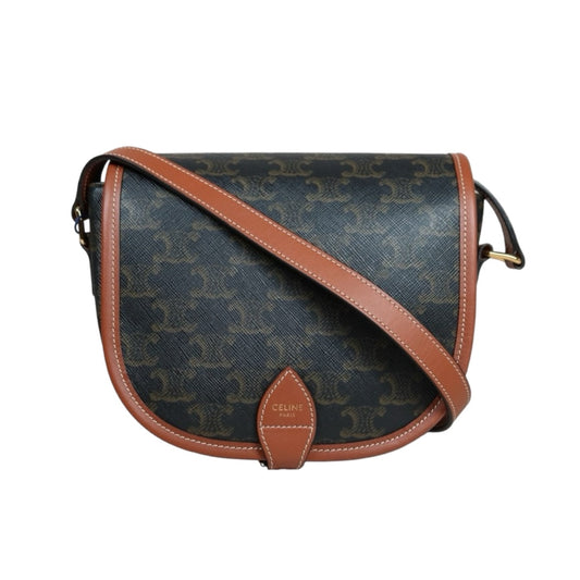 Excellent（Rank SA）｜ CELINE Macadam Triomphe Cross Body Shoulder Bag Current Model｜S24071901