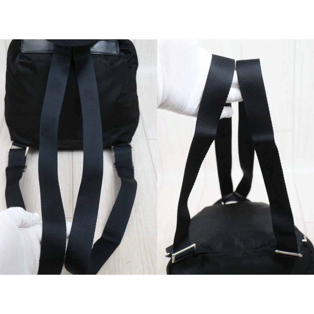 Include Entrupy Certificate of Authenticity｜Good ( Rank AB)｜Prada Nylon Backpack Small  Black｜26042105