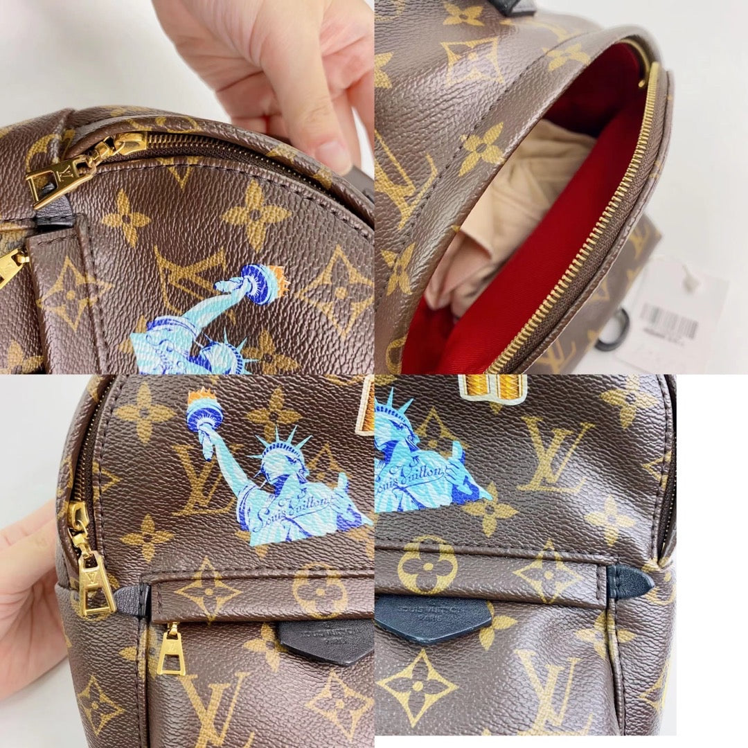 How To Spot Fake Louis Vuitton Palm Springs Mini Backpack - Brands