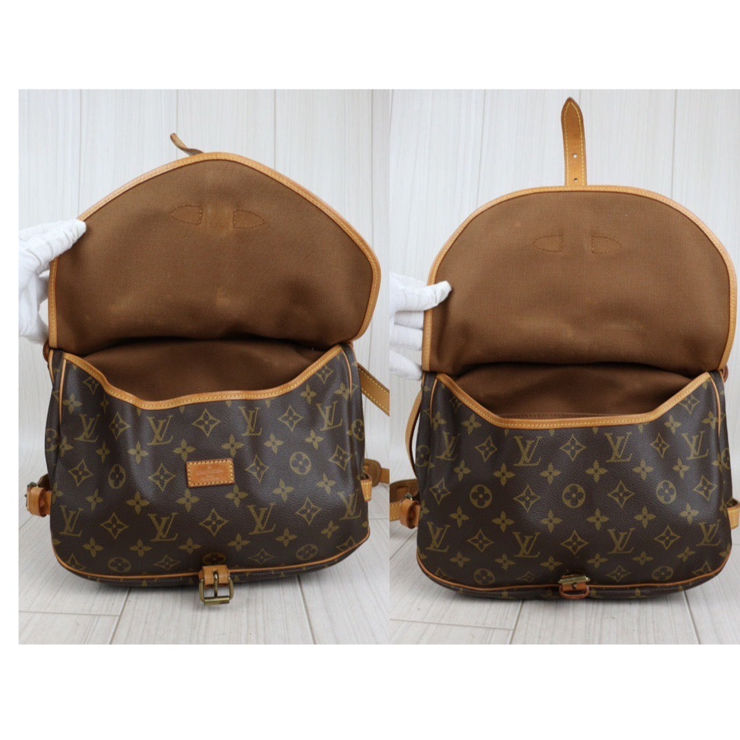 Rank AB ｜ LV Monogram Saumur MM Shoulder Bag｜23121919