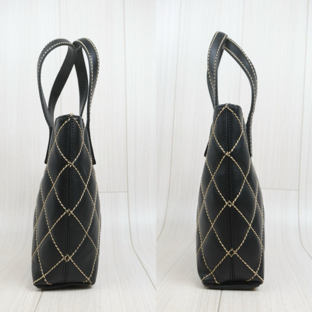 Include Entrupy Certificate of Authenticity｜Very Good ( Rank A)｜CHANEL Calf Leather Hand Bag Made In 2002-2003 Year｜26100606