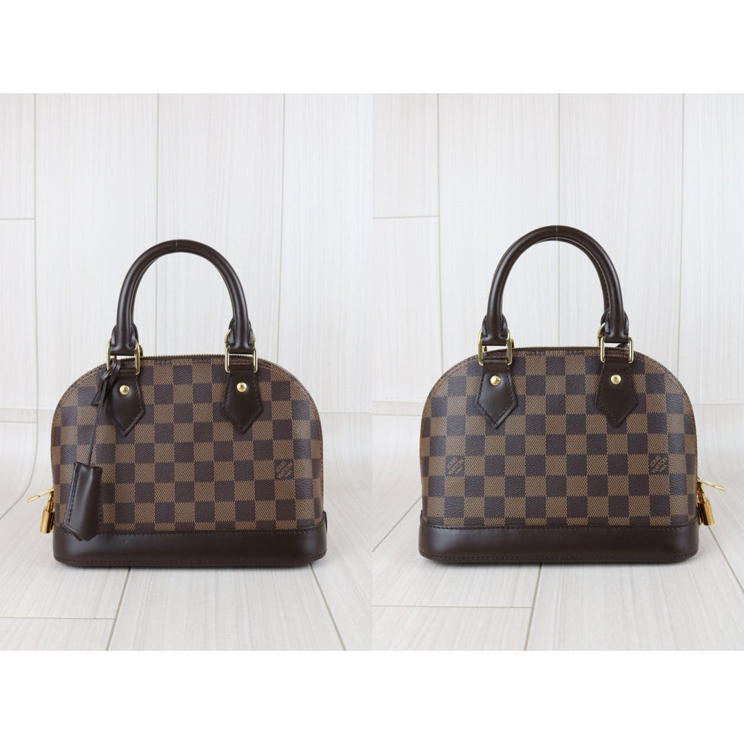 Include Entrupy Certificate of Authenticity｜Excellent（Rank SA）｜Louis Vuitton Damier Alma BB HandBag Shoulder Bag｜S26040816