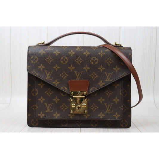 Rank AB｜ LV Monogram Monceau28 Shoulder Bag ｜24051318