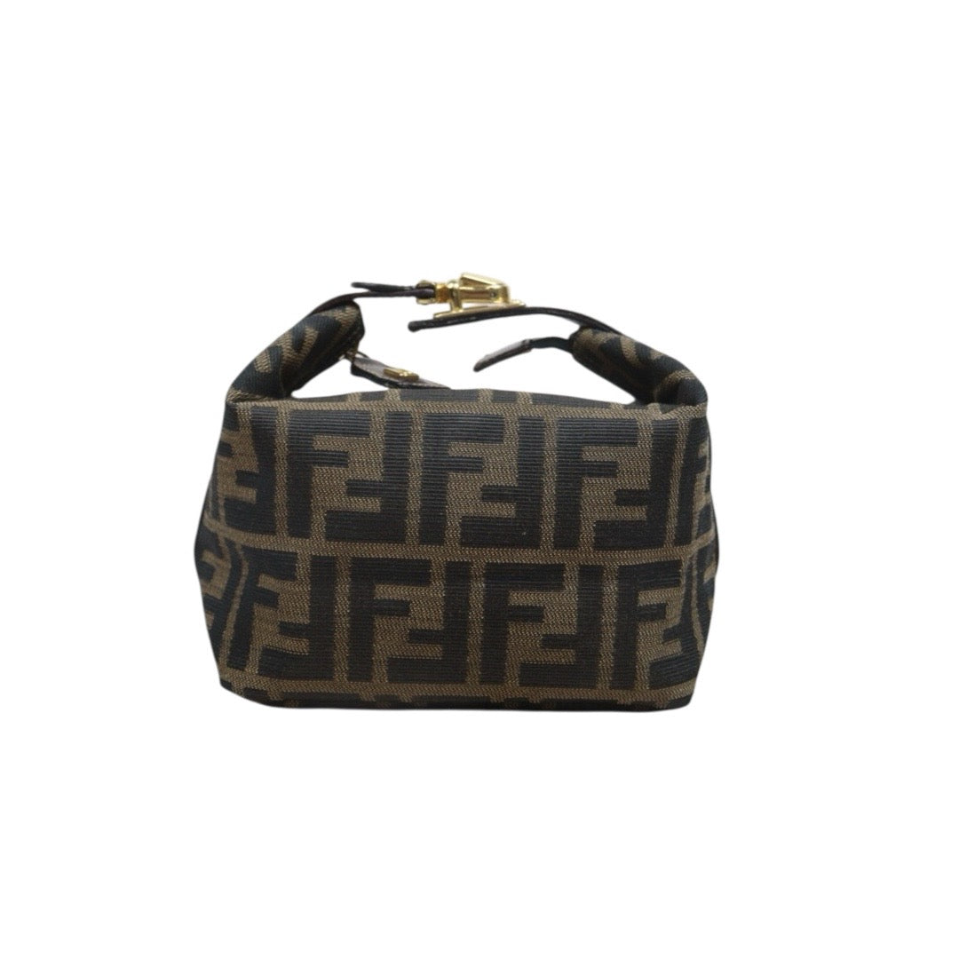 Include Entrupy Certificate of Authenticity｜Good ( Rank AB)｜ FENDI PM Zucca Handbag ｜26082106
