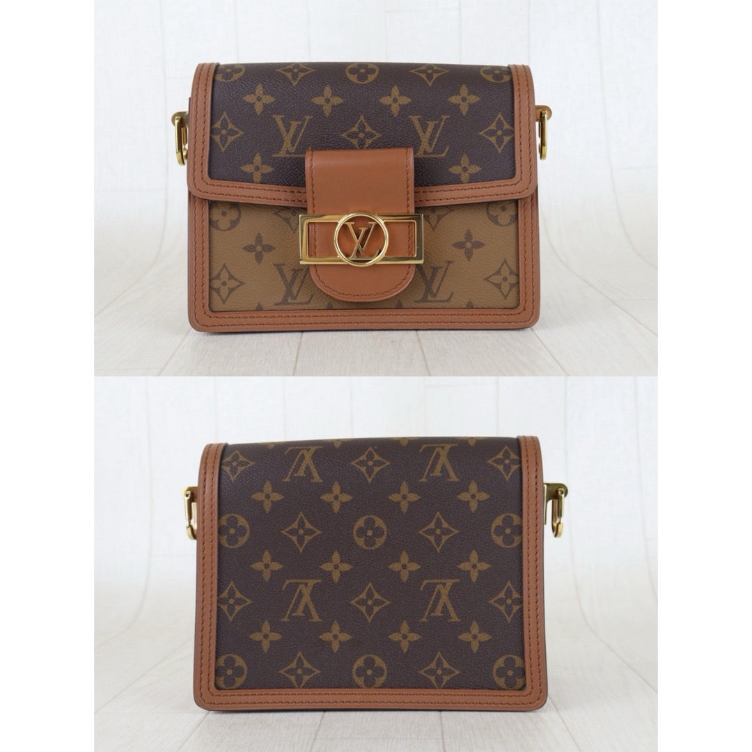 Include Entrupy Certificate of Authenticity｜Very Good ( Rank A) ｜LV Monogram Reverse Dauphine PM Shoulder Bag  IC Chips Model｜S26081702